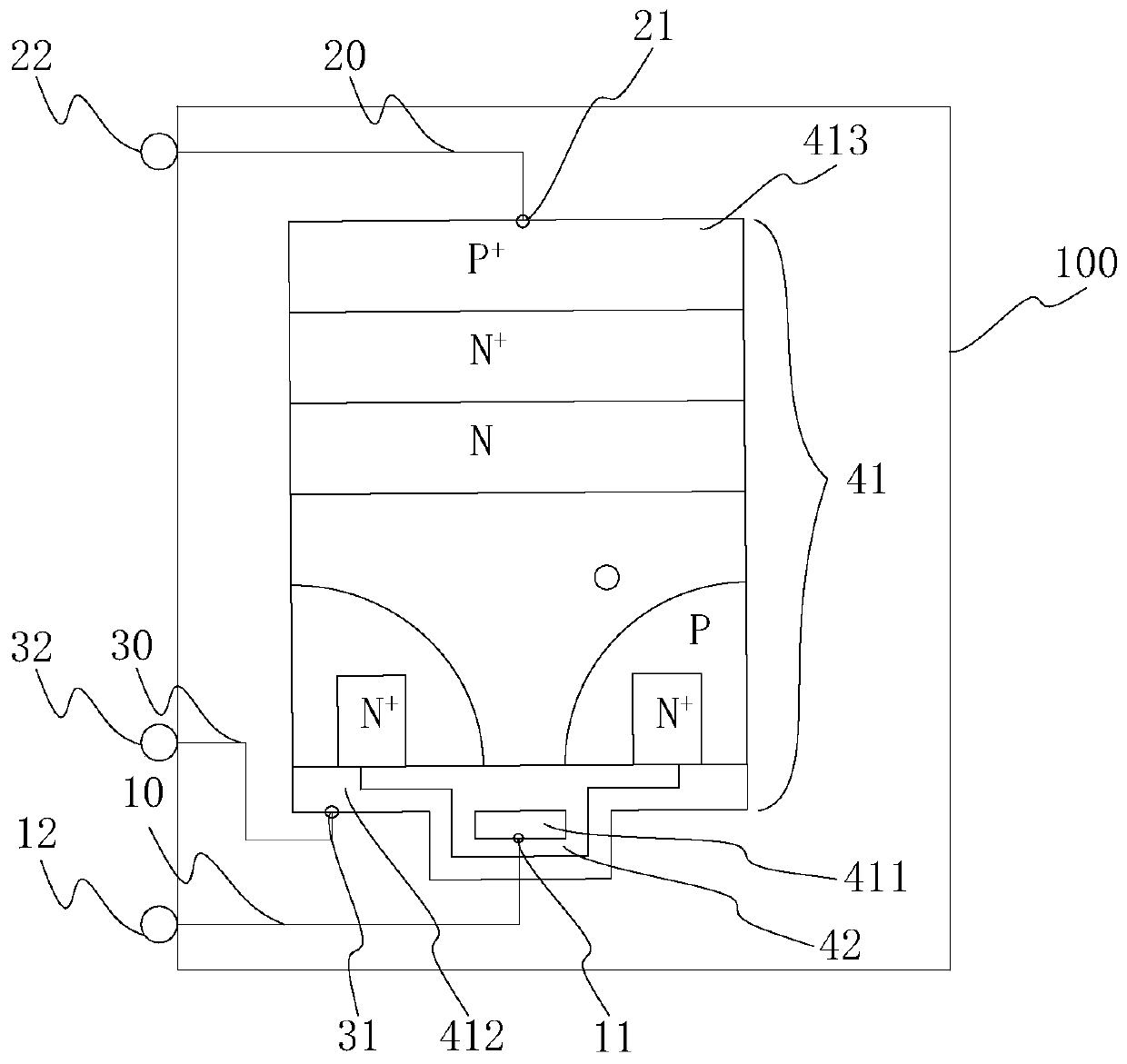 Insulated gate bipolar transistor packaging module