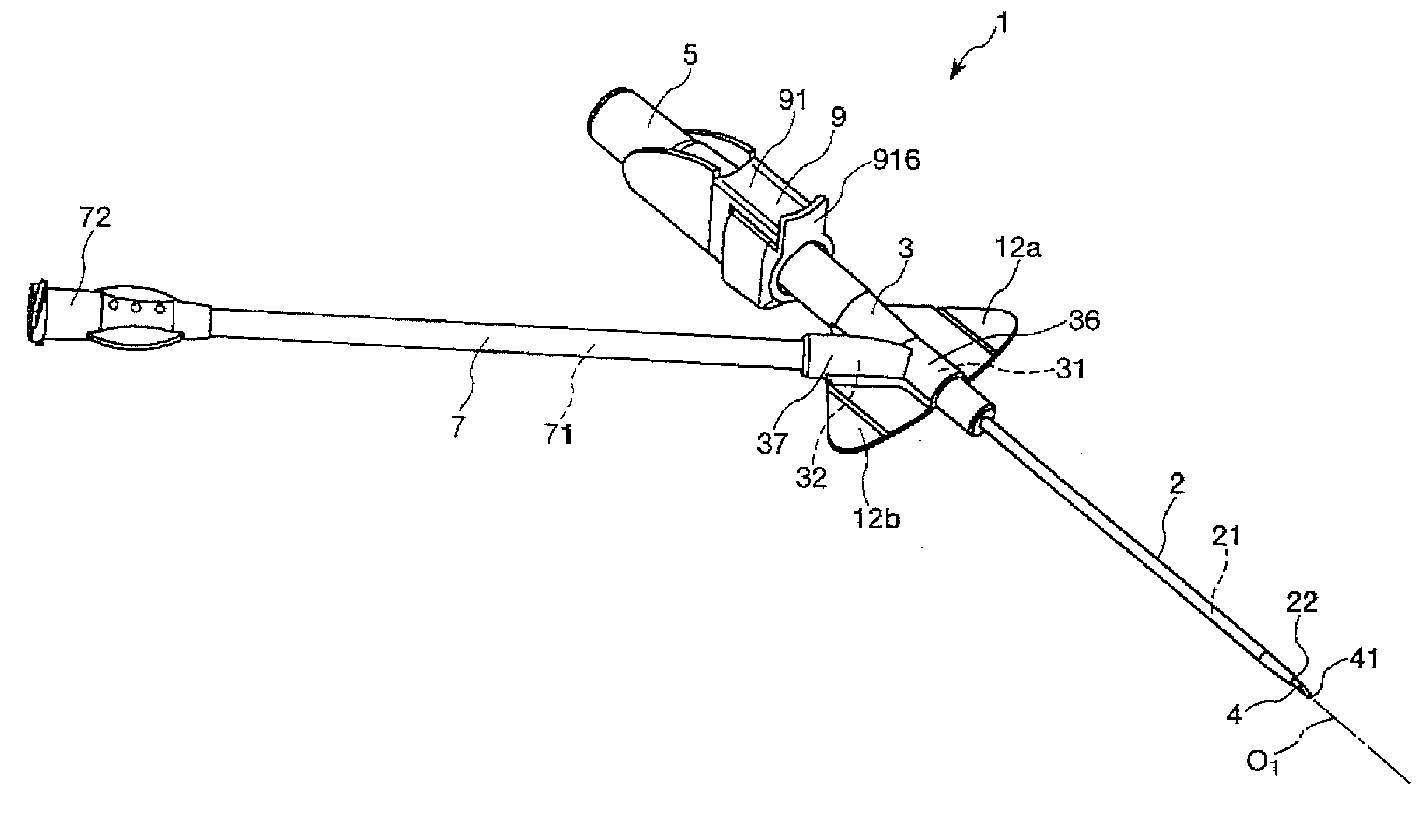 Indwelling needle assembly