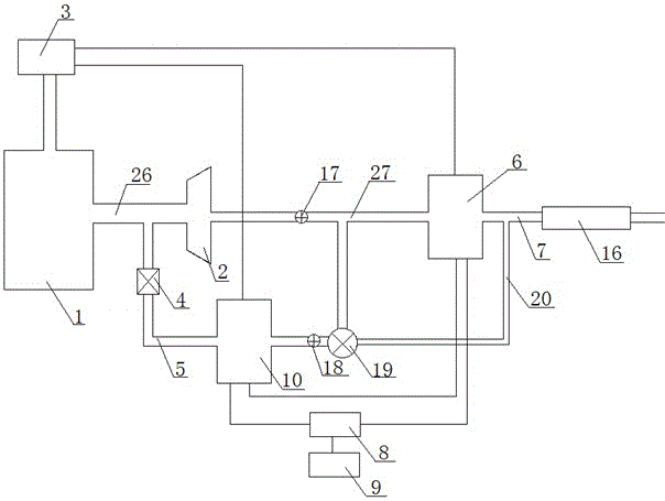 A two-stage linkage vehicle exhaust temperature difference power generation system