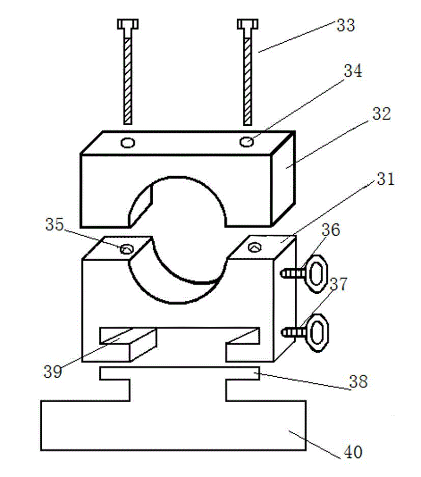 Cable core longitudinal wrapping production line and cable core longitudinal wrapping sizing die device