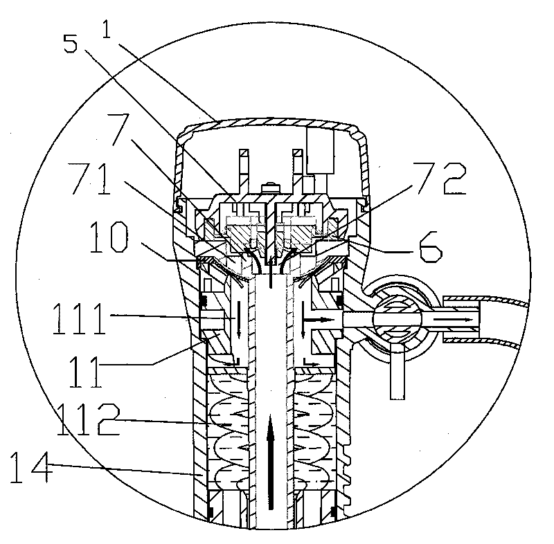 Water tank inlet valve