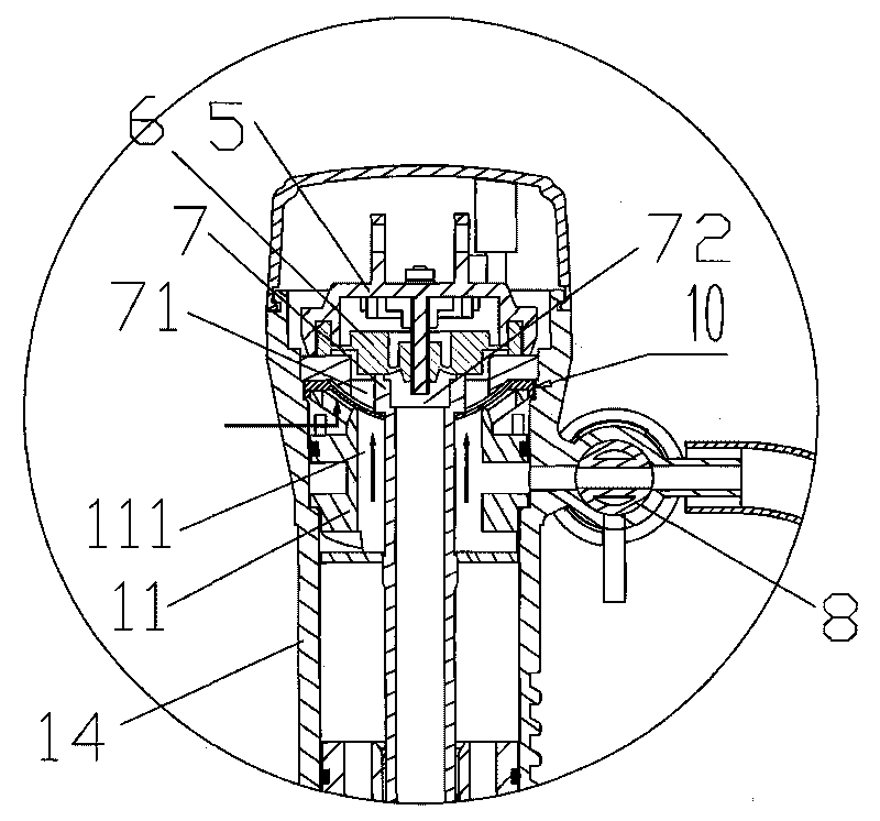 Water tank inlet valve