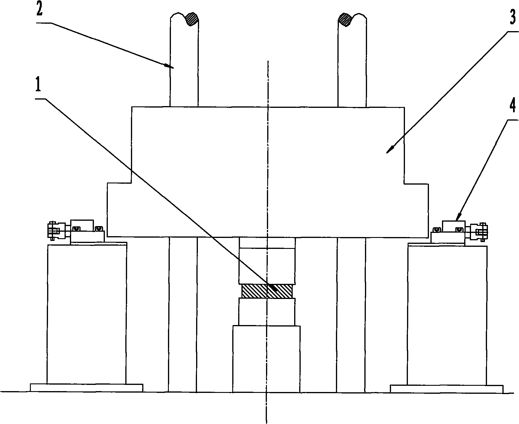 Anti-secondary hit device of drop hammer impact tester