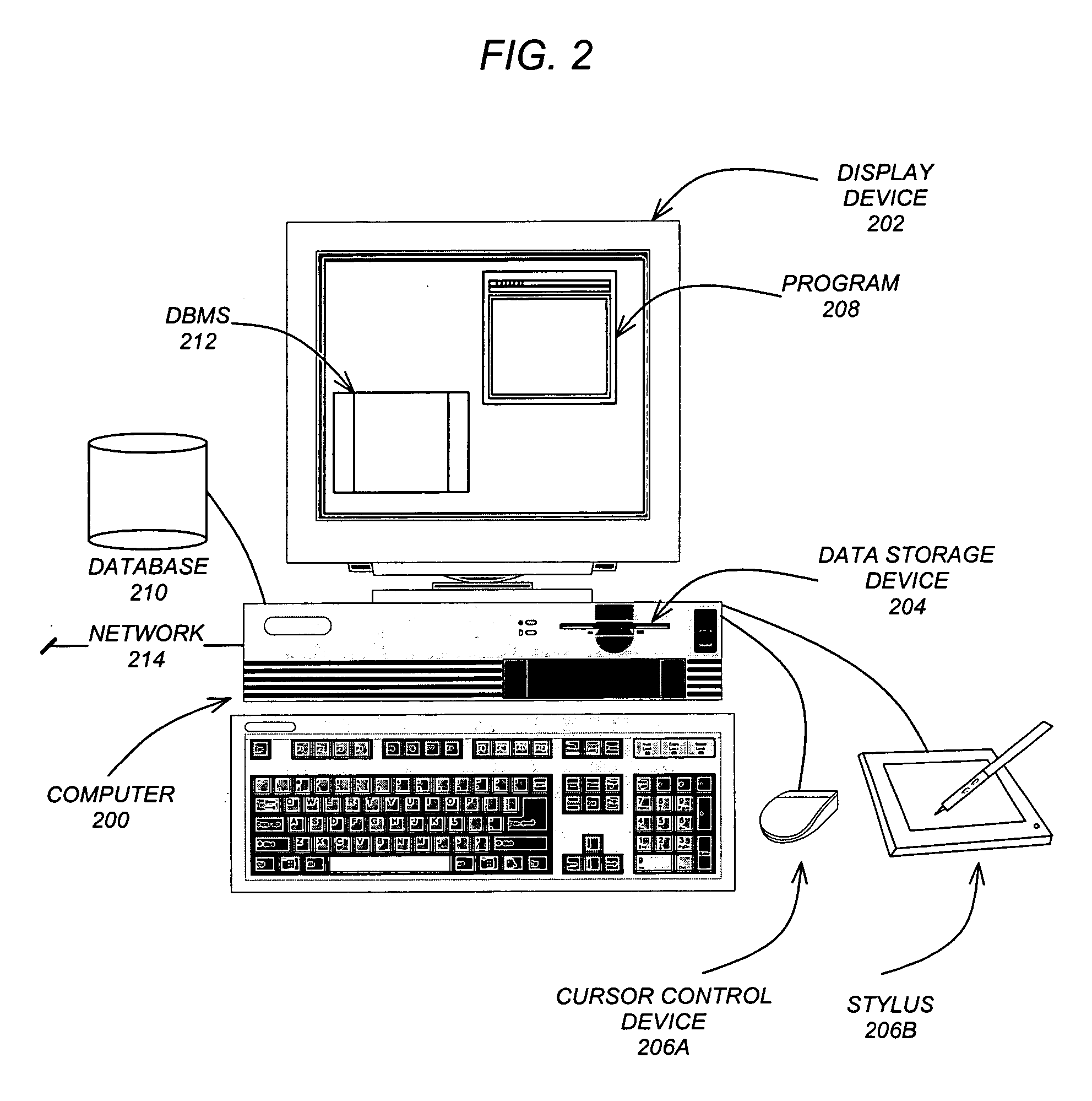 Database-managed rendering