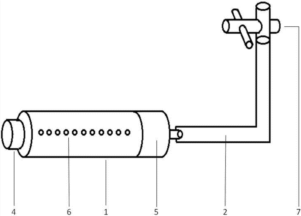 Simple deep soil gas sampler and sampling method thereof