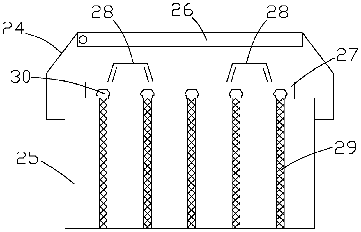 A sponge city flood storage and reuse system and its construction method