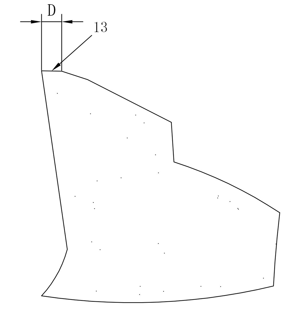 End milling cutter for processing nonferrous metal