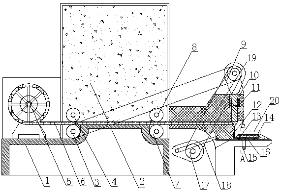 Edible fungus inoculation device