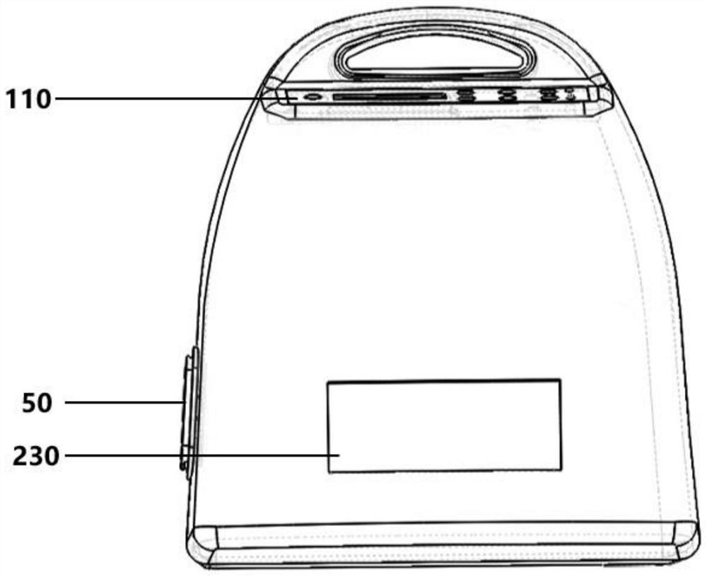 A plasma onychomycosis treatment device