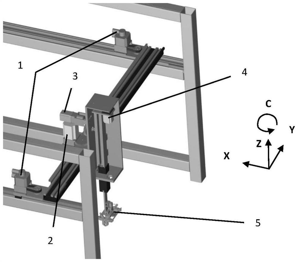 A weight handling robot used for platform scale measurement and detection