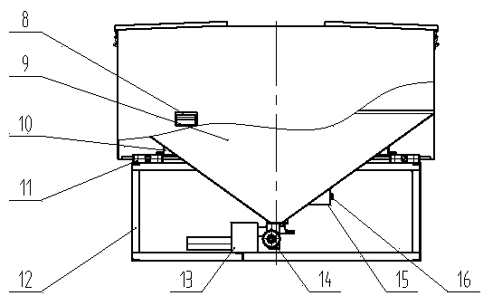 Remote pneumatic feeding and weighing feeder