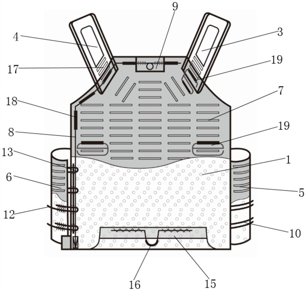 Dynamically wrapped quick-release tactical vest