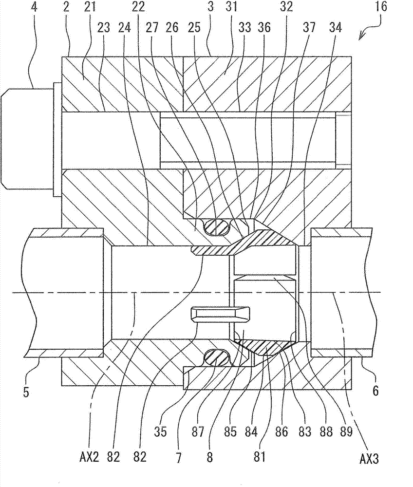 Fluid passage connecting device and refrigerating cycle apparatus having the same