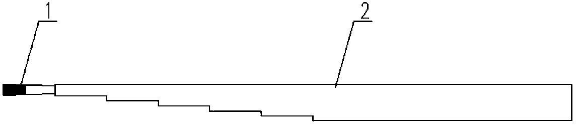 Method for machining deep narrow annular groove in step end face of stepped shaft