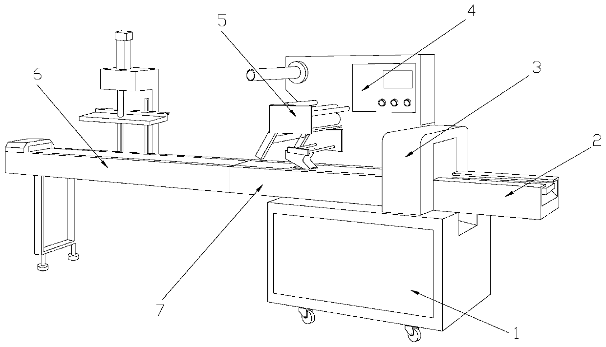 All-in-one shearing and packaging machine for plastic product