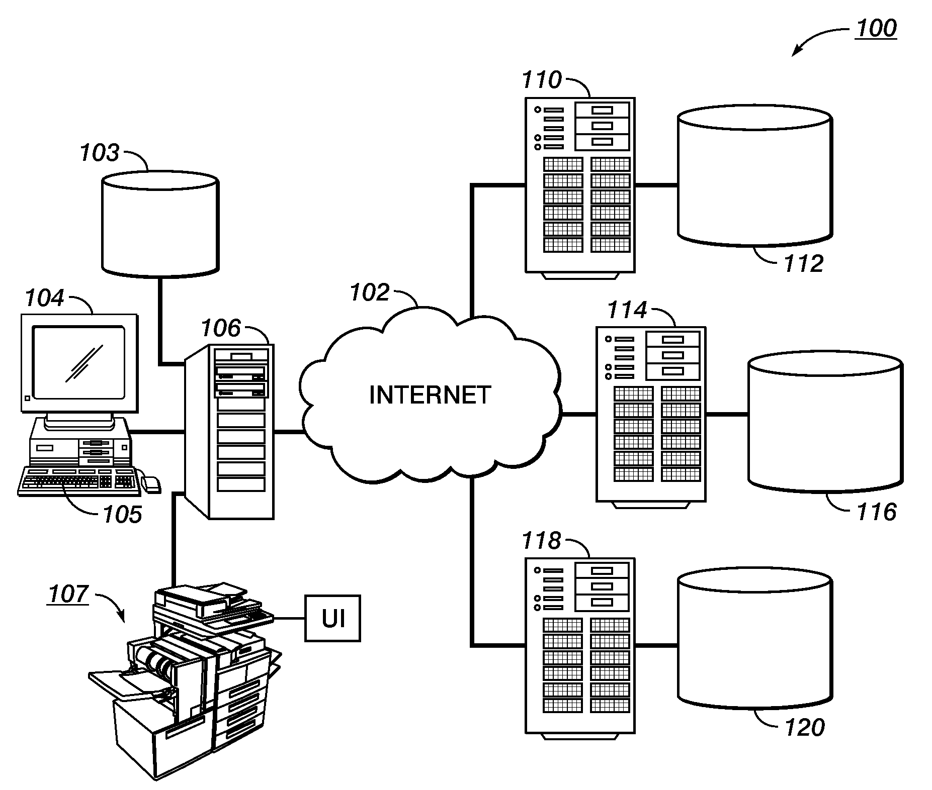 Searching a repository of documents using a source image as a query