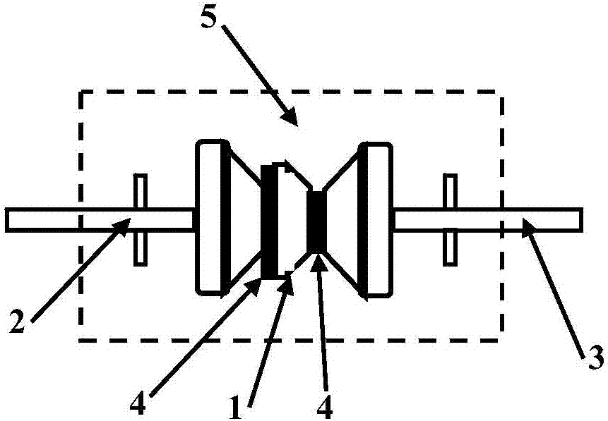 Machining device used for rectification device