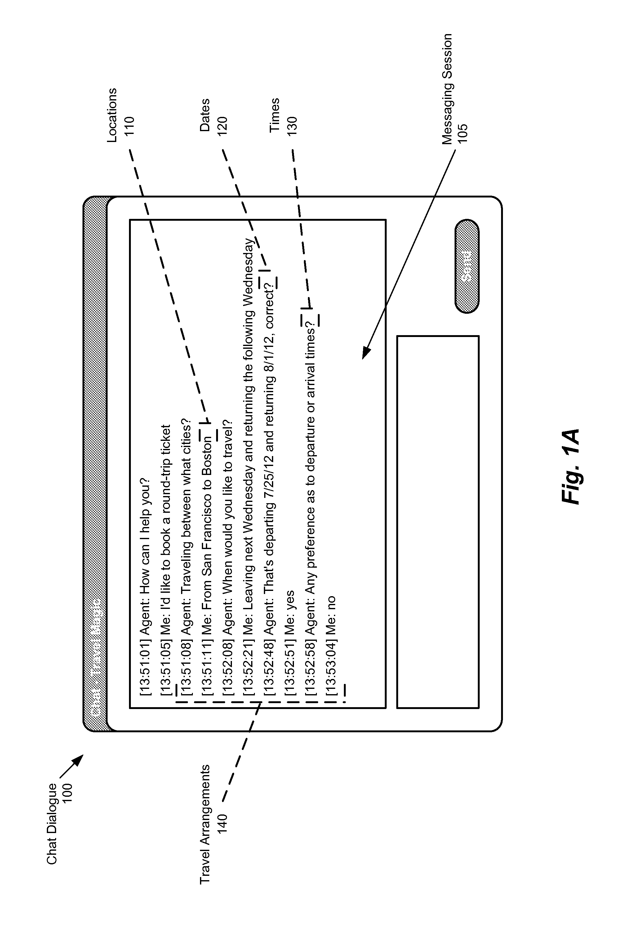 Method and system for communicating within a messaging architecture using dynamic form generation