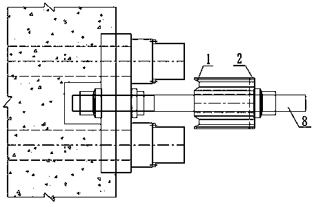 Main cable strand anchoring device of suspension bridge