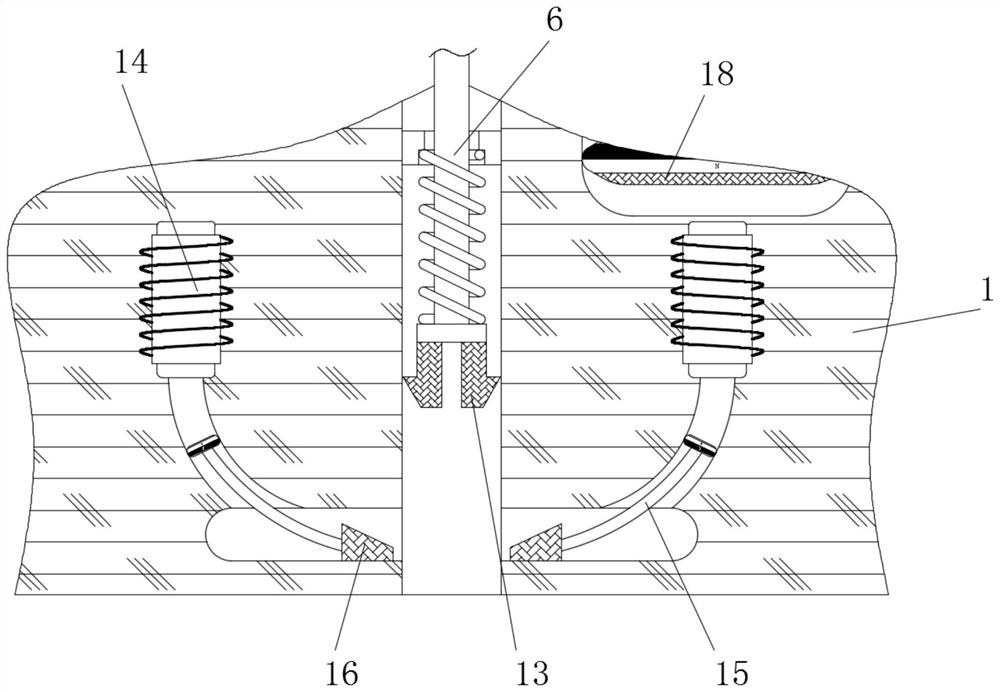 Switch support capable of being automatically locked and avoiding vibration inclination