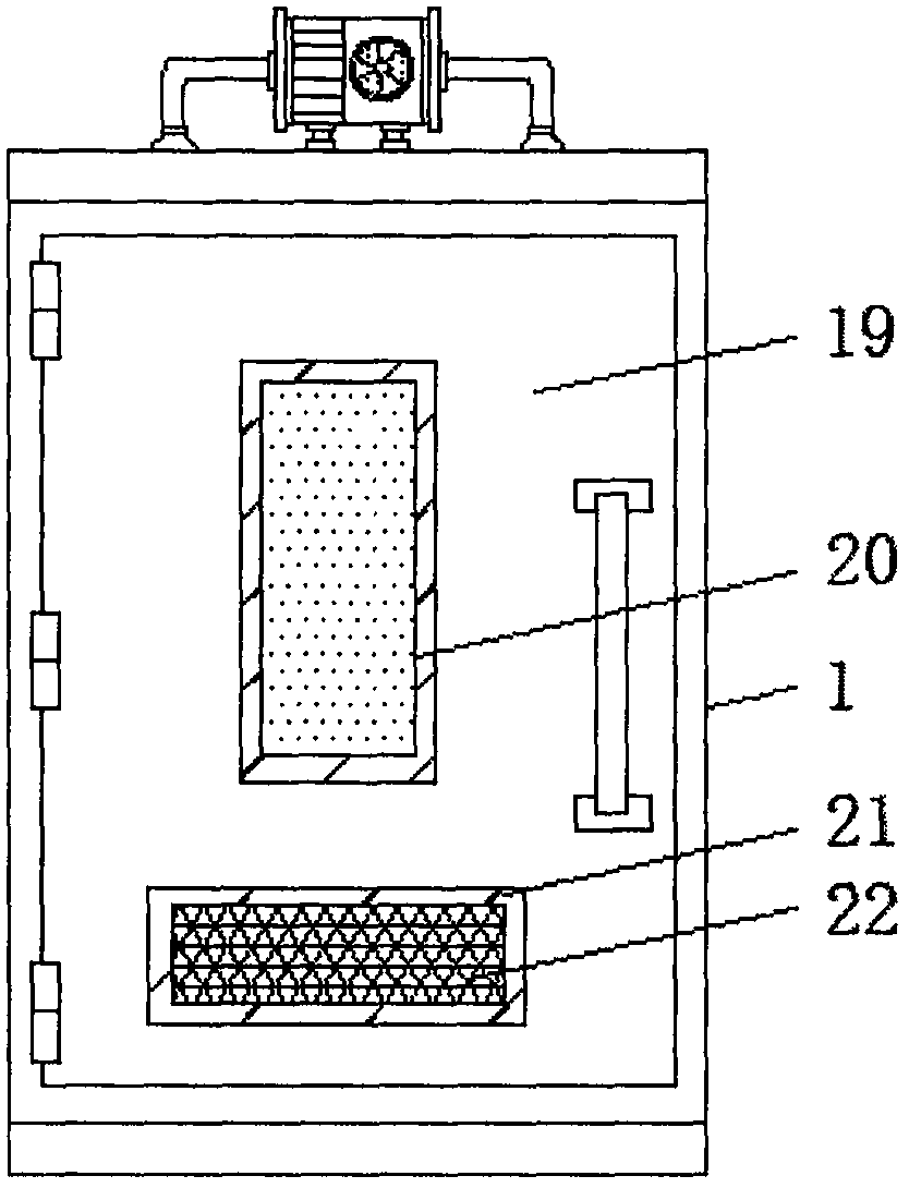 Partition plate type bamboo product transporting box