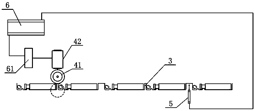 Traction film-pulling compensation detection device and method