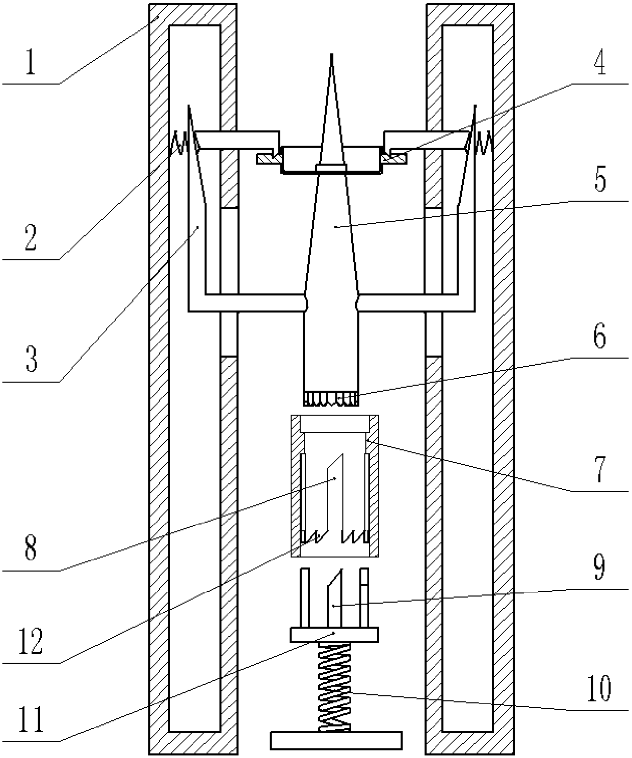 Generator end cover clamping device