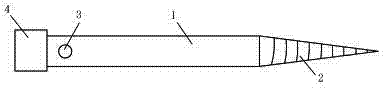 Spiral type ground nail with locking function