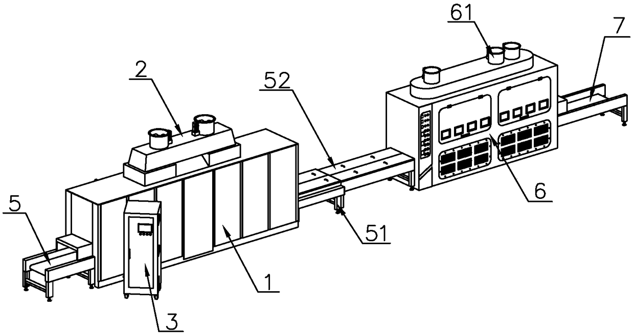 UV primer paint spraying line