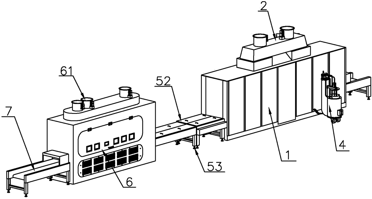 UV primer paint spraying line