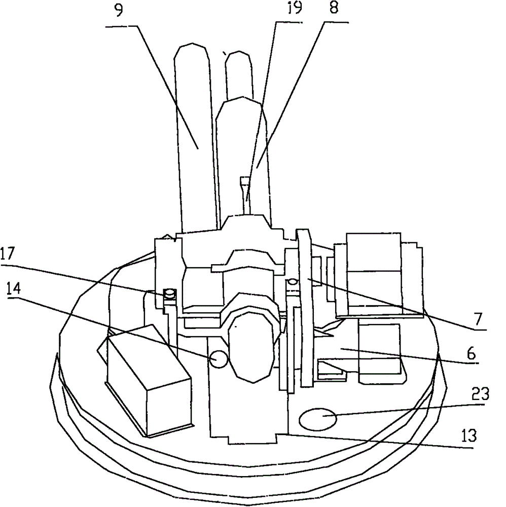 Fire extinguishing gun turret