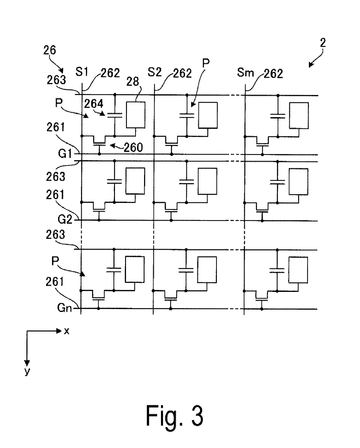 Transmissive-type liquid crystal display device and electronic apparatus