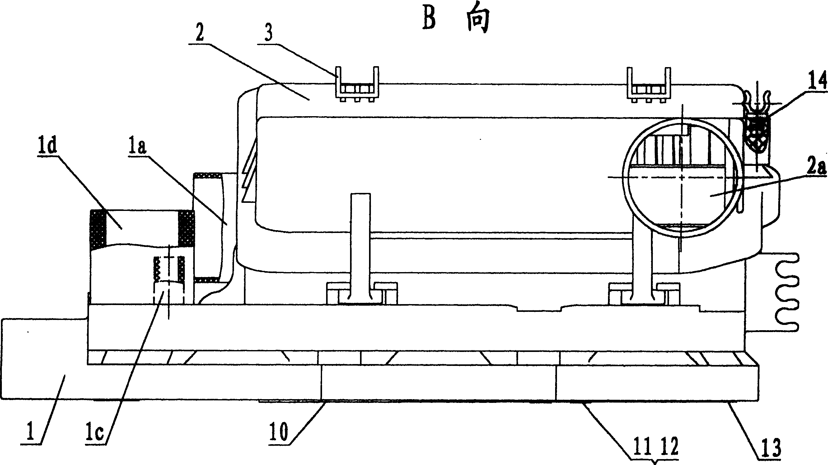 Composite cylinder cap with air filter