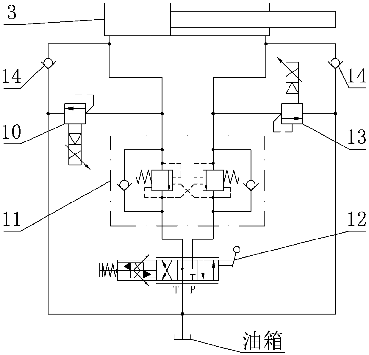 Method and device for vibration reduction of arm support