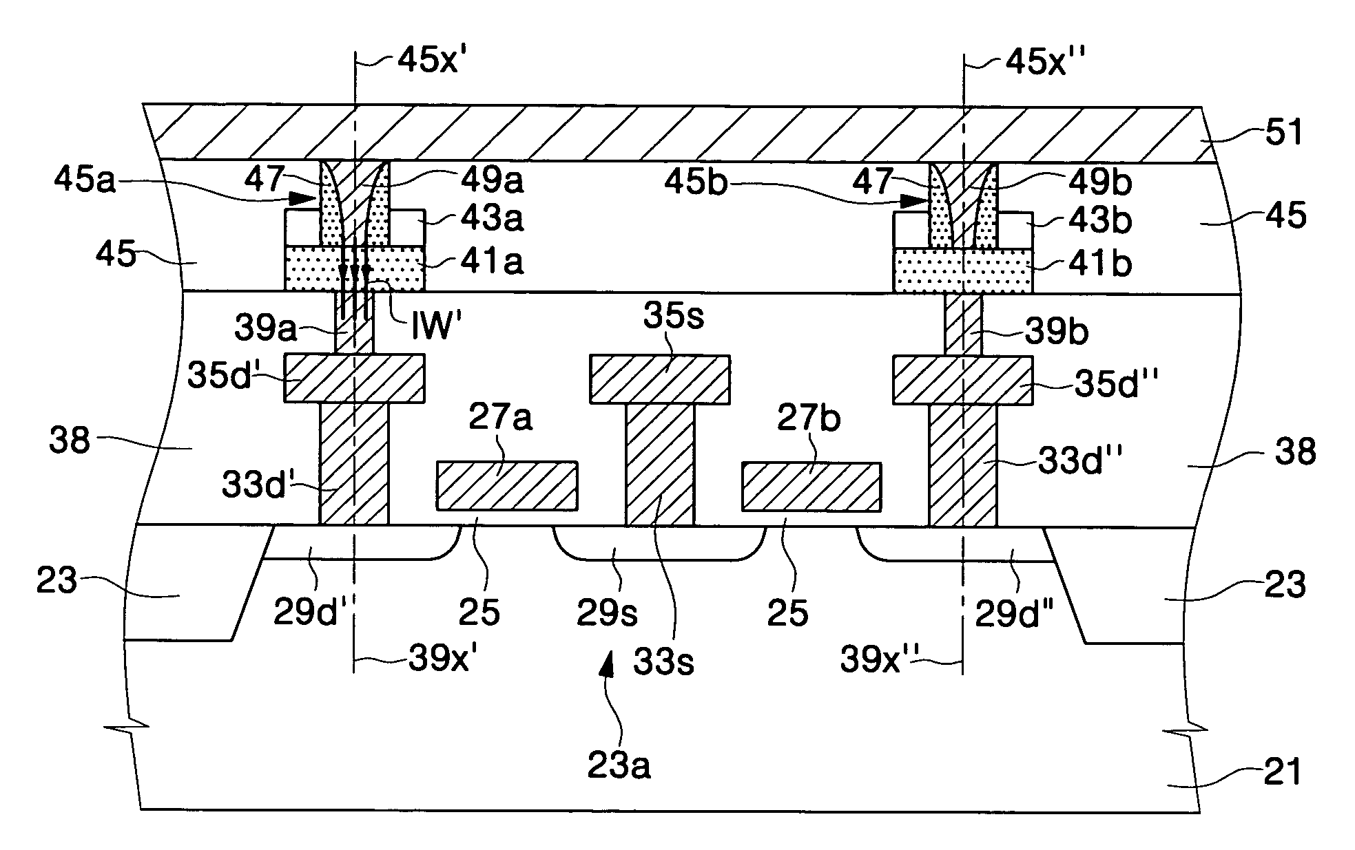 Phase changeable memory cells and methods of forming the same