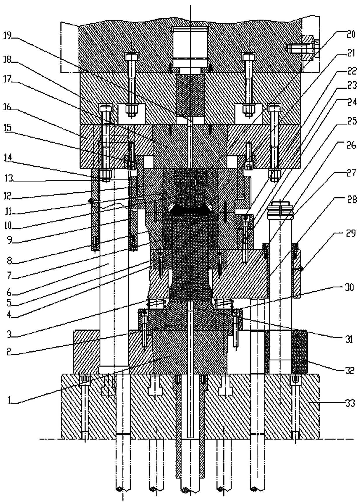 Precision forging forming technology of large-specification straight-tooth bevel gear