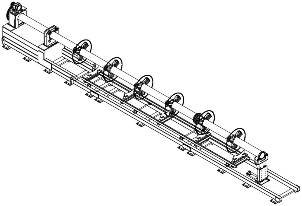 Manufacturing equipment for reinforcement cage framework