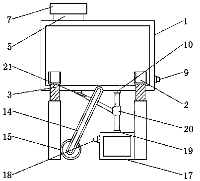 Quick thawing and separation device for fast-frozen meat foods