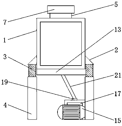 Quick thawing and separation device for fast-frozen meat foods