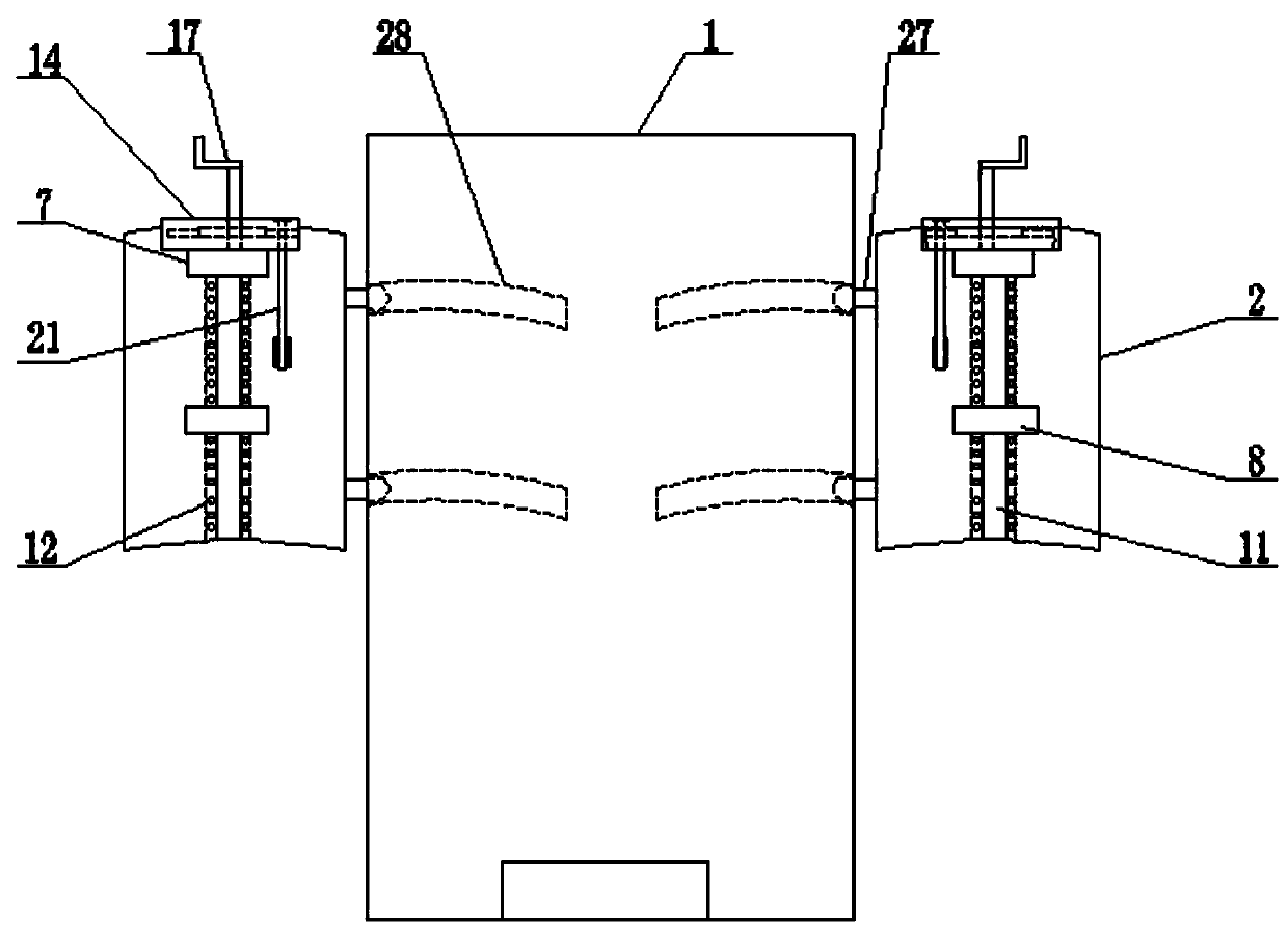 Automatic spiral-dressing type dressing changing device