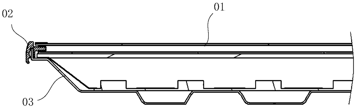 Straight-down type display device