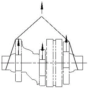 A method for hoisting the crankshaft of a mud pump