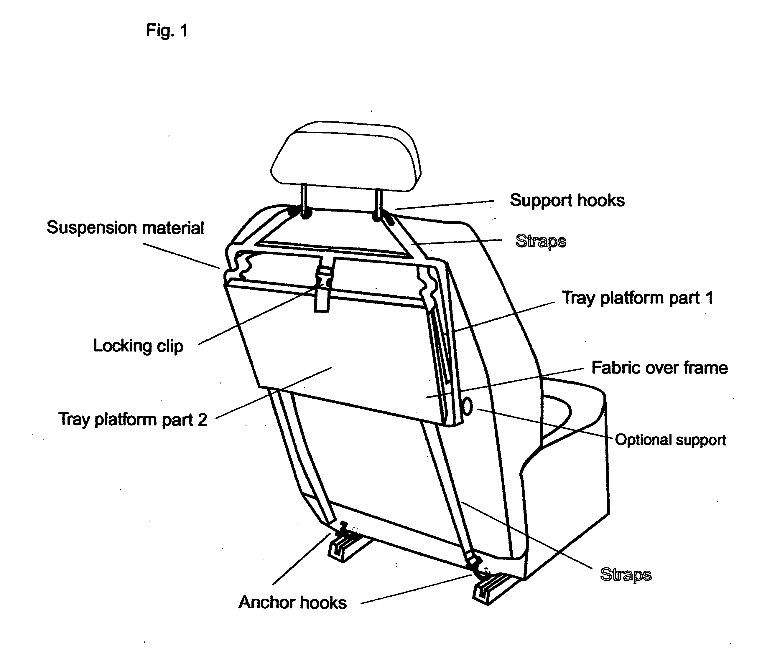 Collapsable travel tray