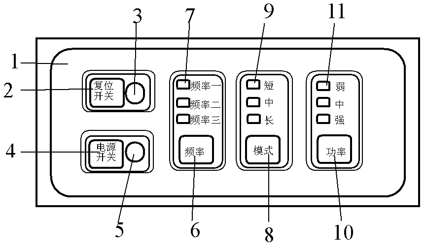 Achieving method for low-power high-frequency ultrasonic power source