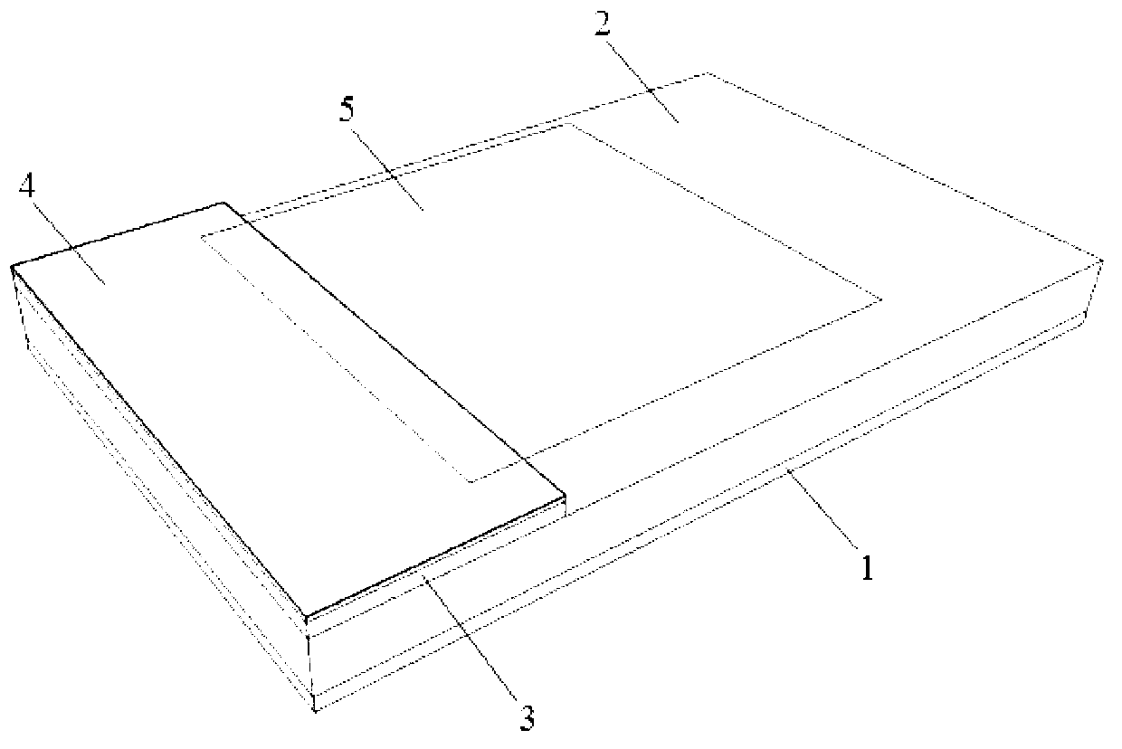 p-type graphene film/n-type Ge schottky junction near-infrared photoelectric detector and preparation method thereof