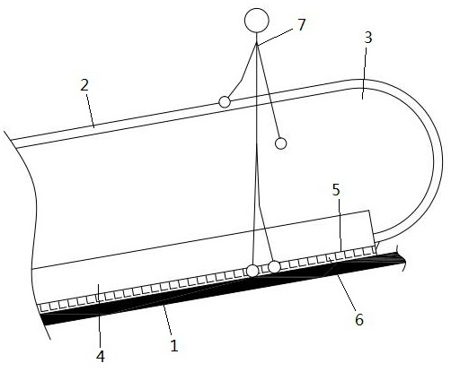 Moving sidewalk with foot protecting and falling preventing functions