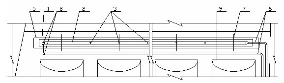 Groove-pipe combined exhaust technology for joint grouting for normal concrete arch dam