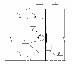 Groove-pipe combined exhaust technology for joint grouting for normal concrete arch dam