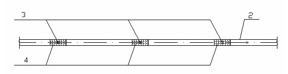 Groove-pipe combined exhaust technology for joint grouting for normal concrete arch dam