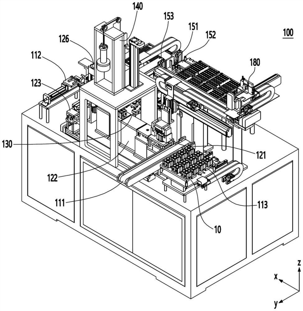 Lens and mold transfer system